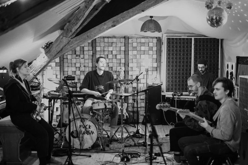 Session in der Frequenzfabrik